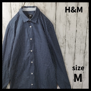 エイチアンドエム(H&M)の【H&M】Polka Dot Dress Shirt　D186(シャツ)