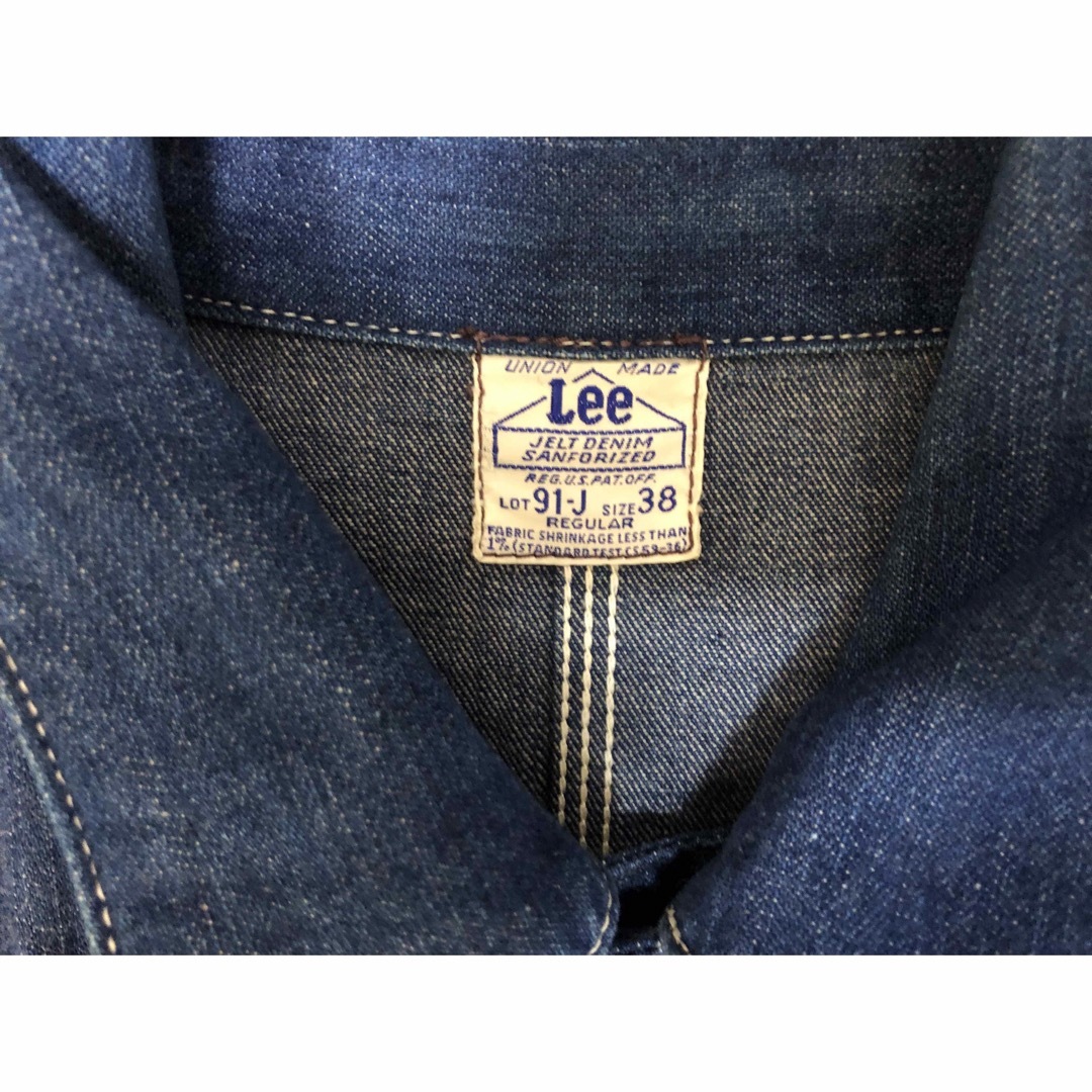 Lee(リー)の極上 50s Lee 91-J ロングL カバーオール 38ユニオンチケット付 メンズのジャケット/アウター(カバーオール)の商品写真