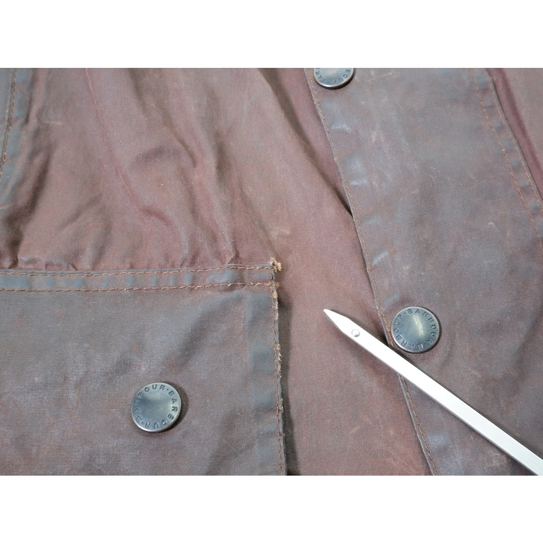 Barbour/バブアー 94年製 旧3ワラントタグ BEAUFORTビューフォート オイルドジャケット【38】【MJKA73815】 メンズのジャケット/アウター(その他)の商品写真