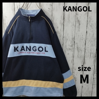 カンゴール(KANGOL)の【KANGOL】Big Logo Half Zip Sweatshirt　120(スウェット)