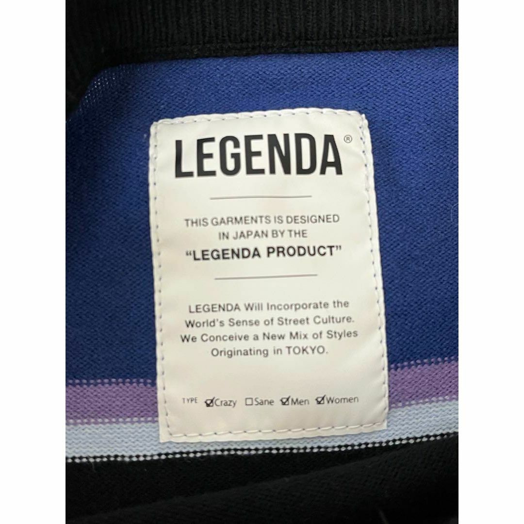 LEGENDA(レジェンダ)のLEGENDA UNBALANCE ハイゲージニット 0122 メンズのトップス(ニット/セーター)の商品写真