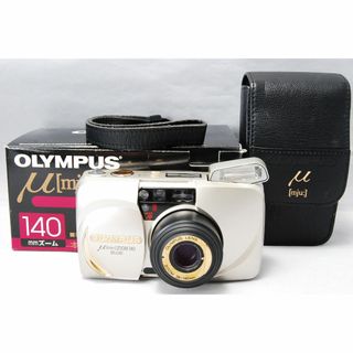 オリンパス(OLYMPUS)のOLYMPUS μ [mju:] ZOOM 140 DELUXE 元箱付(フィルムカメラ)