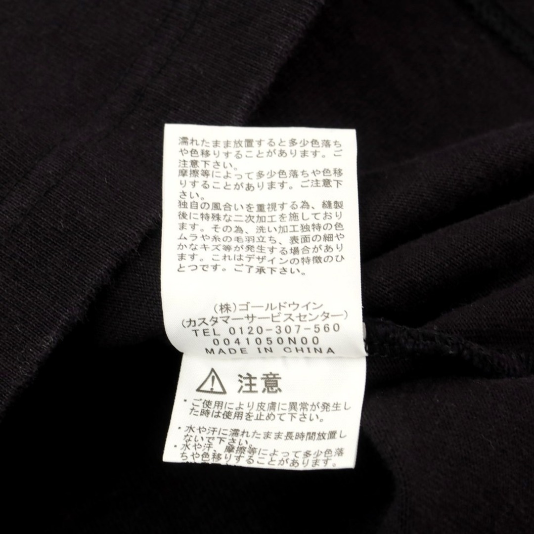 THE NORTH FACE(ザノースフェイス)の【中古】ザノースフェイス THE NORTH FACE コットン クルーネック 長袖Ｔシャツ ブラック【サイズL】【メンズ】 メンズのトップス(Tシャツ/カットソー(七分/長袖))の商品写真