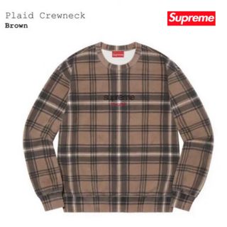 シュプリーム(Supreme)のSupreme 21ss Plaid Crewneck(スウェット)