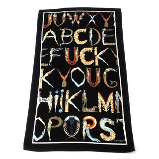 シュプリーム(Supreme)の【中古】シュプリーム Supreme 2018年春夏 Alphabet Beach Towel ビーチタオル ブラックxブラウン【メンズ】(タオル/バス用品)