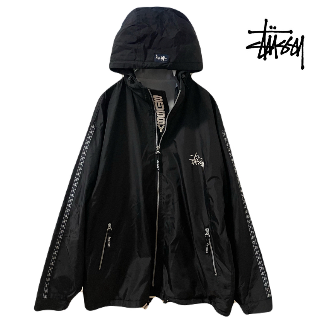 STUSSY - STUSSY 90s オールドステューシー USA製 ナイロン STUSSY - STUSSY 90s オールドステューシー USA製 ナイロン