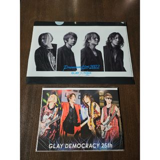 GLAY クリアファイル ステッカーシール(ミュージシャン)