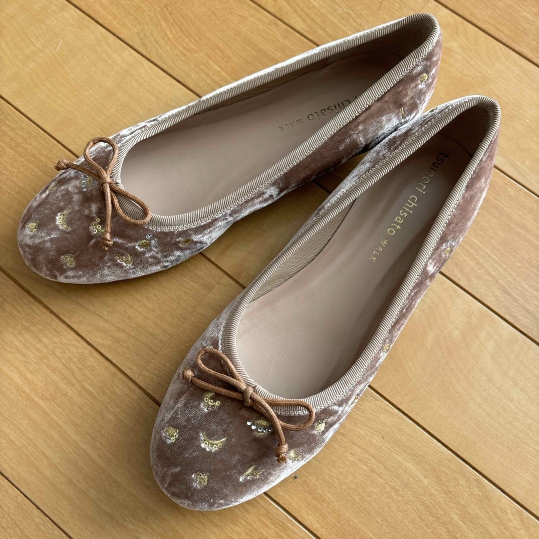 TSUMORI CHISATO(ツモリチサト)のツモリチサト ベロア靴22.5 レディースの靴/シューズ(ハイヒール/パンプス)の商品写真