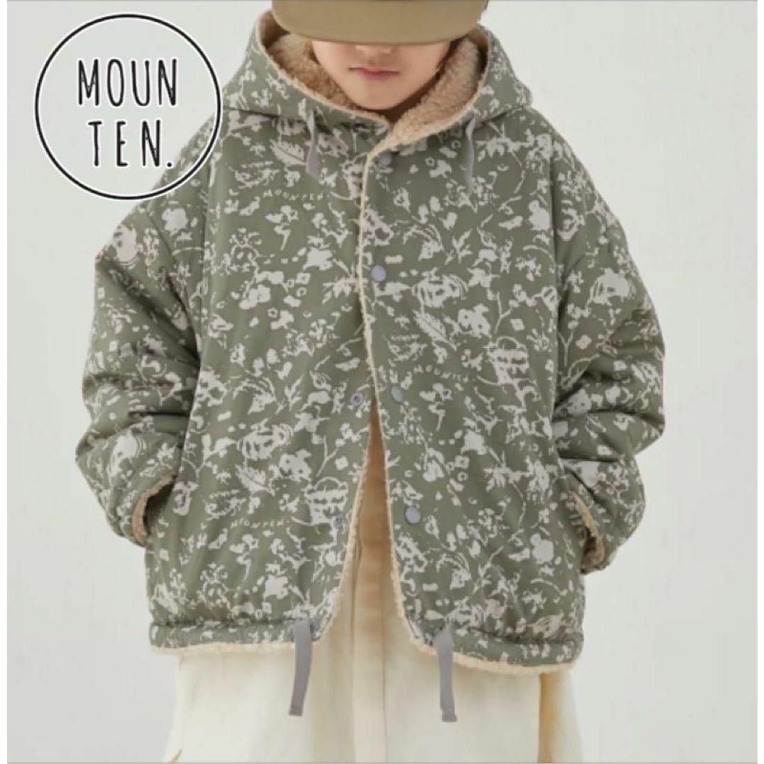 袖丈33㎝MOUN TEN. leaf camo x boa sailor hoodie