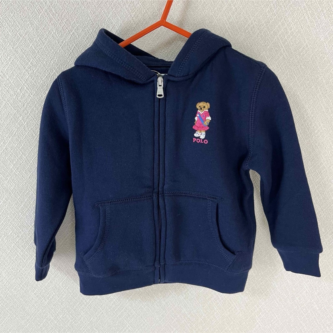 Ralph Lauren(ラルフローレン)の新品未使用　タグ付き　ラルフローレン　裏起毛　パーカー　ポロベア キッズ/ベビー/マタニティのベビー服(~85cm)(トレーナー)の商品写真