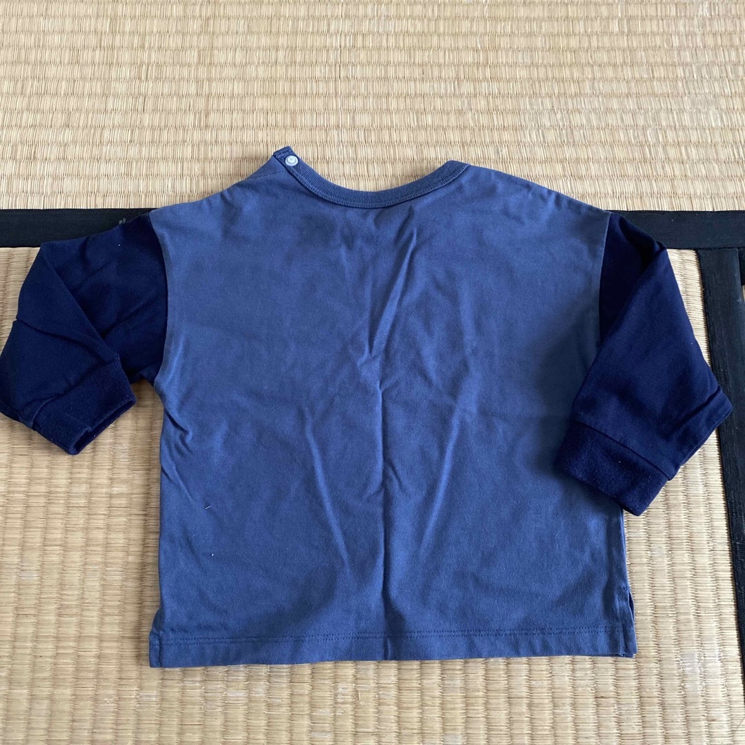 UNIQLO(ユニクロ)のユニクロ、ロンT90 キッズ/ベビー/マタニティのキッズ服男の子用(90cm~)(Tシャツ/カットソー)の商品写真