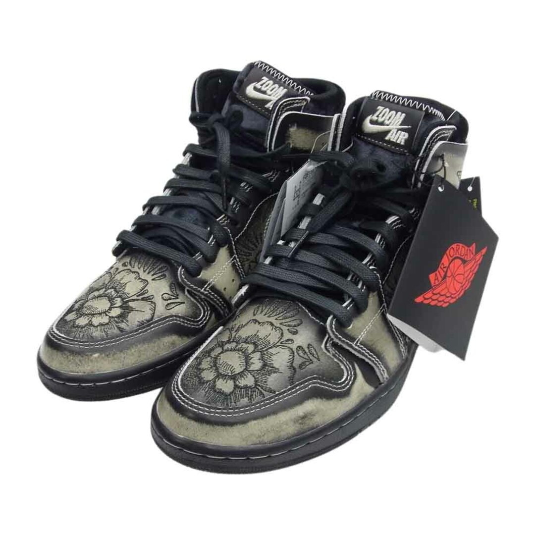 NIKE(ナイキ)のNIKE ナイキ スニーカー FQ8155-010 Air Jordan 1 エアジョーダン High Zoom CMFT 2 ""Dia De Muertos ハイ ズーム CMFT 2 ディア デ ムエルトス スニーカー ブラック系 シルバー系 27cm【新古品】【未使用】【中古】 メンズの靴/シューズ(スニーカー)の商品写真