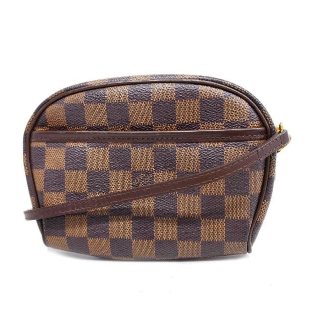 ルイヴィトン LOUIS VUITTON ポシェット
 ダミエ イパネマ 2WAY ショルダーバッグ N51296 ブラウン小キズスレコーナー