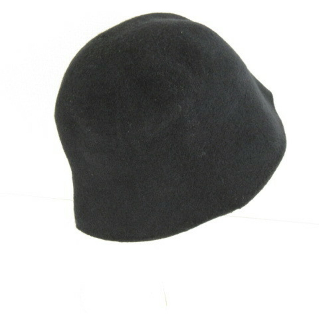 GU(ジーユー)のジーユー GU ウールブレンドハット 帽子 黒 *A917 レディースの帽子(ハット)の商品写真