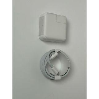 アップル(Apple)の未使用　純正品　アップル　30W USB C電源アダプタ+ケーブル(PC周辺機器)