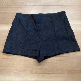 ザラ(ZARA)の［No.129］ZARA ショートパンツ　レース柄　黒　ブラック(ショートパンツ)