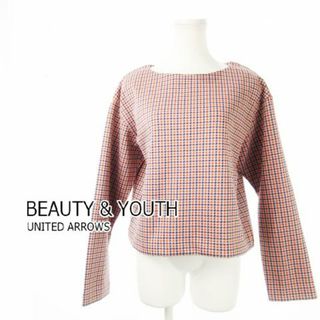 ビューティアンドユースユナイテッドアローズ(BEAUTY&YOUTH UNITED ARROWS)のB&Y ジャカードプルオーバー 長袖カットソー 赤 231024CK2R(Tシャツ(長袖/七分))