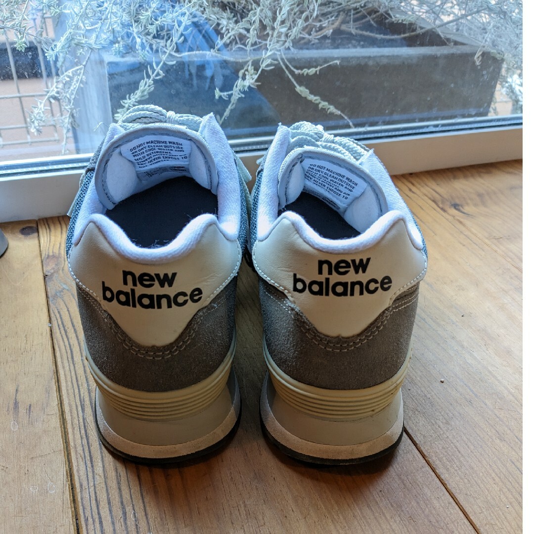 574（New Balance）(ゴーナナヨン)のニューバランス　574　NEW　BALANCE　スティールグレー　27.5cm メンズの靴/シューズ(スニーカー)の商品写真