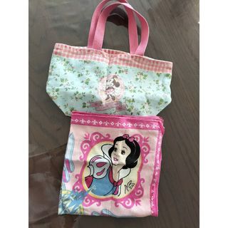 ディズニー(Disney)のランチバッグ　お弁当　ミニー　Minnie　プリンセス(弁当用品)