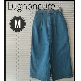 ルノンキュール(Lugnoncure)の【新品 タグ付】ルノンキュール　Lugnoncure　M　ブルー　デニムスカート(ロングスカート)