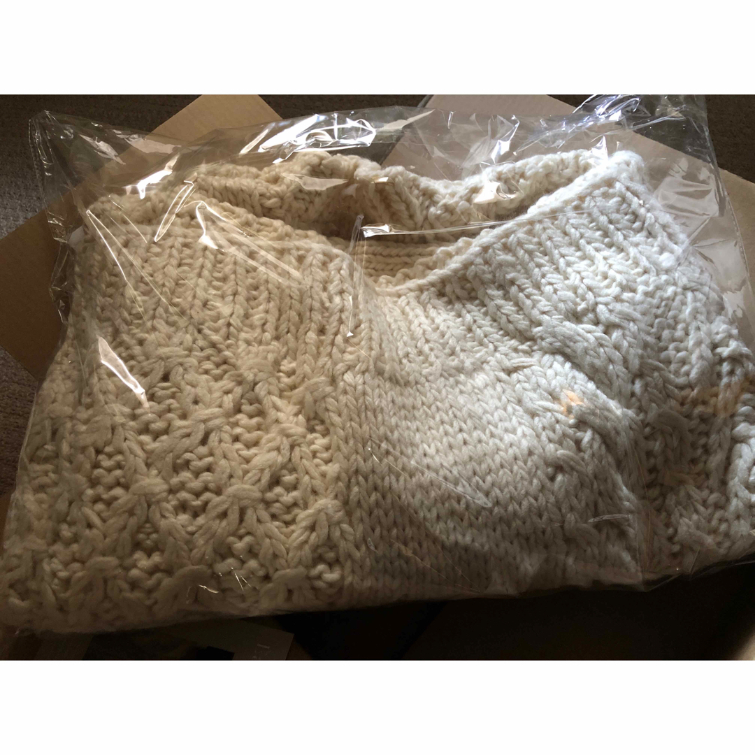 Eaphi hand design over knit ニット リアル - トップス