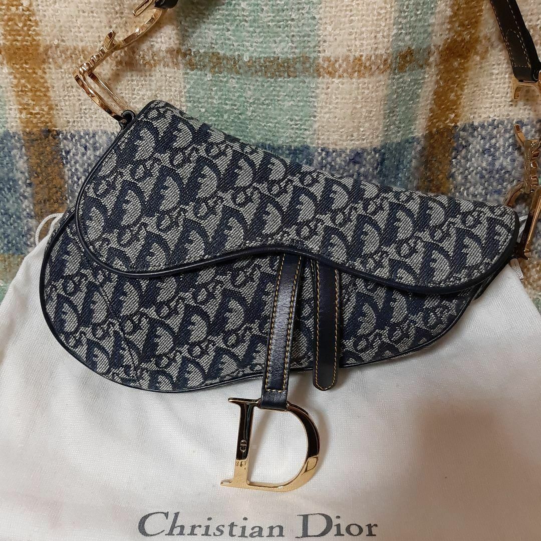 ご褒美♡【極美品】 ディオールサドルバッグ ハンドバッグ Diorサドルバック♡ ご褒美♡【極美品】 ディオールサドルバッグ ハンドバッグ Diorサドルバック♡