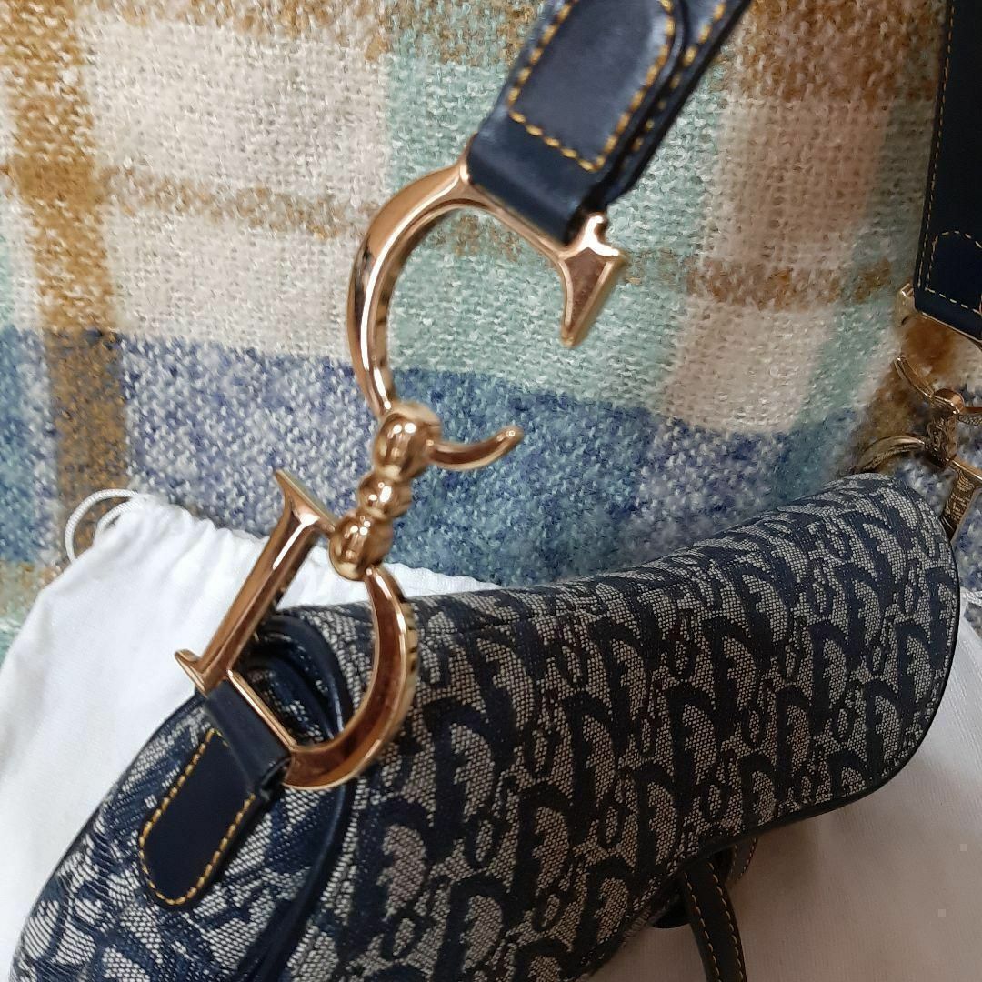 ご褒美♡【極美品】 ディオールサドルバッグ ハンドバッグ Diorサドルバック♡ ご褒美♡【極美品】 ディオールサドルバッグ ハンドバッグ Diorサドルバック♡