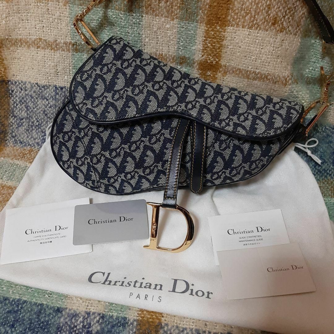 ご褒美♡【極美品】 ディオールサドルバッグ ハンドバッグ Diorサドルバック♡ ご褒美♡【極美品】 ディオールサドルバッグ ハンドバッグ Diorサドルバック♡