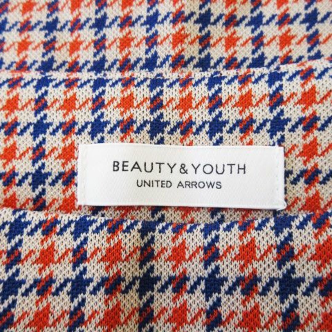 BEAUTY&YOUTH UNITED ARROWS(ビューティアンドユースユナイテッドアローズ)のB&Y ジャカードプルオーバー 長袖カットソー 赤 231025CK7R レディースのトップス(Tシャツ(長袖/七分))の商品写真