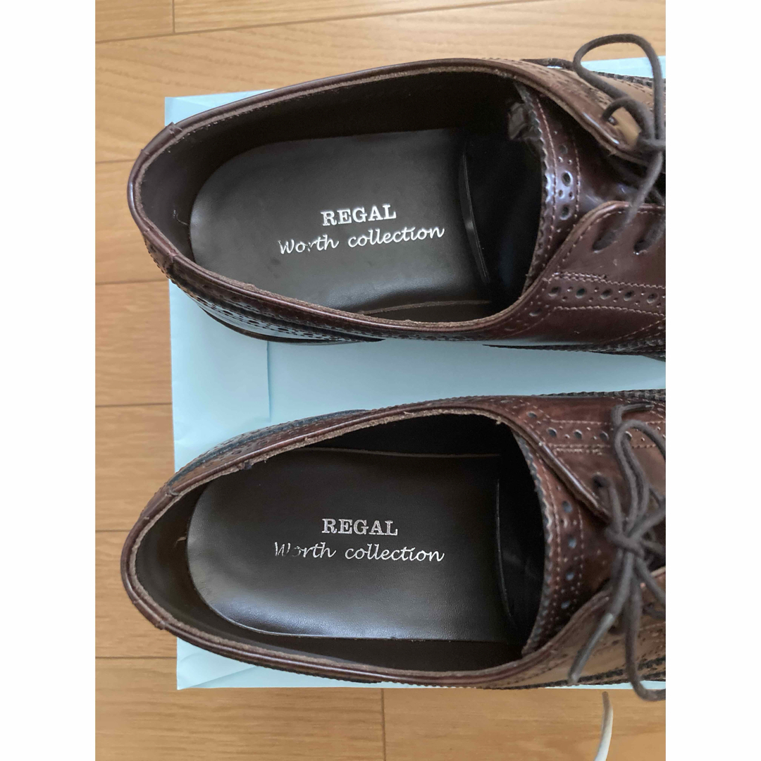 REGAL(リーガル)のREGAL SHOES 靴 ブラウン ダークブラウン 茶 焦茶 26cm メンズの靴/シューズ(ドレス/ビジネス)の商品写真