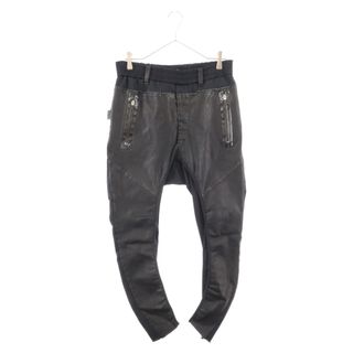 フランシストモークス(FranCisT_MOR.K.S.)のFranCisT_MOR.KS フランシストモークス HYBRID STRETCH LEATHER PANTS ハイブリッドストレッチレザーパンツ ブラック ジョガーパンツ(その他)