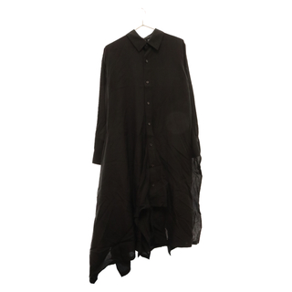 ヨウジヤマモト(Yohji Yamamoto)のYohji Yamamoto ヨウジヤマモト 17SS ワンカラーオーバーサイズシャツ ブラック FE-D66-202(シャツ)