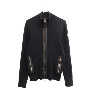 MONCLER - MONCLER モンクレール Cardigan Toricot ジップアップドライバーズニット I20919B00029 M1131 ブラック