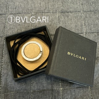 ブルガリ(BVLGARI)の①美品 BVLGARI ブルガリ ネックレス キーリング キーホルダー 箱あり(ネックレス)