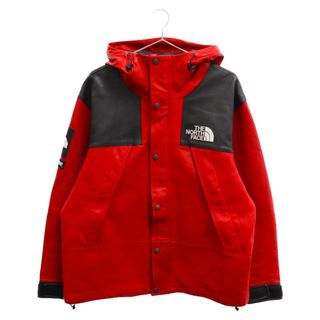 シュプリーム(Supreme)のSUPREME シュプリーム 18AW×THE NORTH FACE Leather Mountain Parka レザーマウンテンパーカー ジャケット レッド NP61807I(マウンテンパーカー)