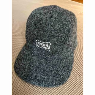 スタンダードカリフォルニア(STANDARD CALIFORNIA)の美品 STANDARDCALIFORNIA x HarrisTweed キャップ(キャップ)