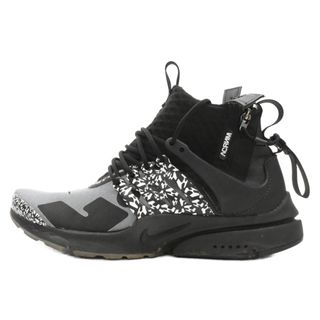 ナイキ(NIKE)のNIKE ナイキ ×ACRONYM AIR PRESTO MID アクロニウム エアプレスト ミッドカットスニーカー グレー/ブラック AH7832-001 US9/27.0cm(スニーカー)