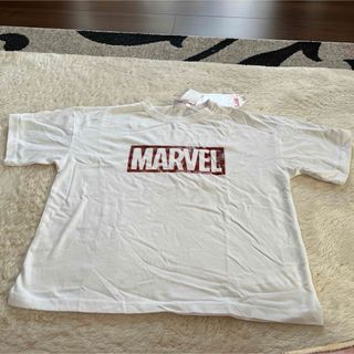 マーベル(MARVEL)のMARVEL ラメロゴ Tシャツ(Tシャツ/カットソー)