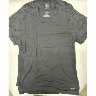 ナイキ(NIKE)の【新品未使用】NIKEメンズインナーTシャツL 黒2枚セットDRY FIT(Tシャツ/カットソー(半袖/袖なし))