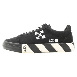 オフホワイト(OFF-WHITE)のOFF-WHITE オフホワイト Basic Outline Low ベーシック アウトライン ローカットスニーカー ブラック OMIA085S18351225(スニーカー)