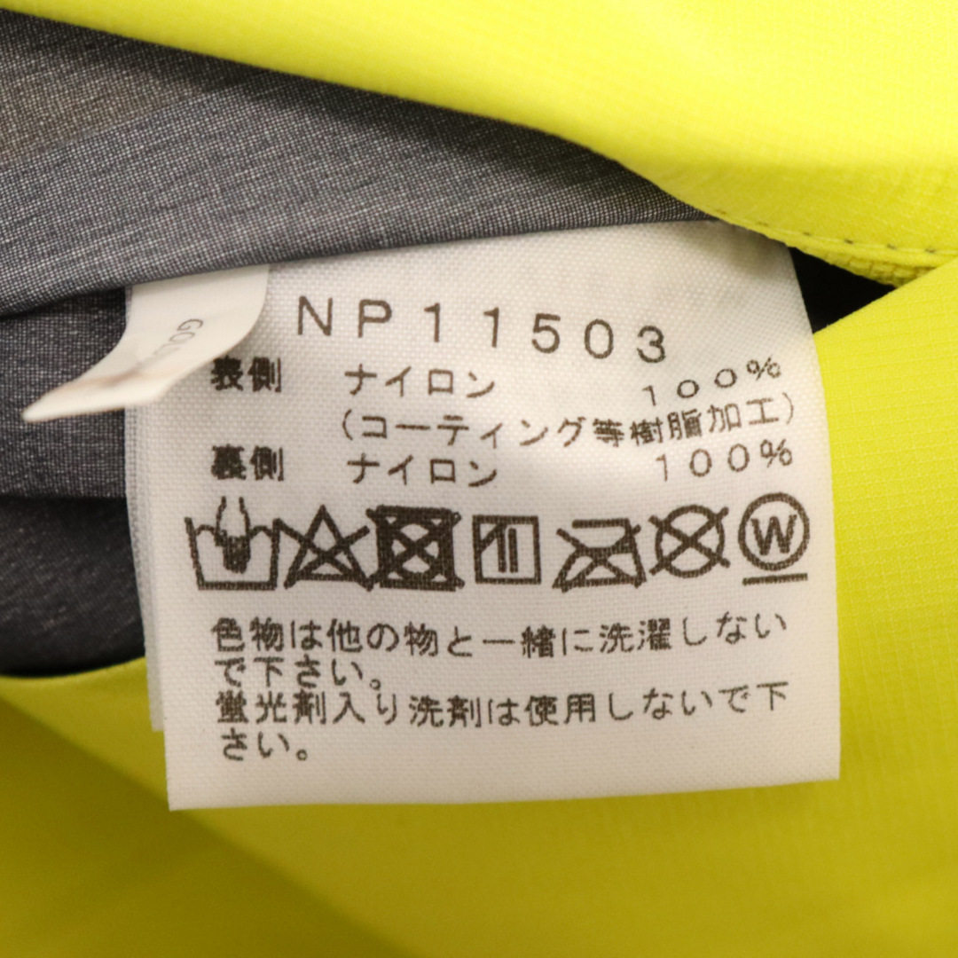 THE NORTH FACE(ザノースフェイス)のTHE NORTH FACE ザノースフェイス Climb Light Jacket クライムライト シェルジャケット イエロー NP11503 メンズのジャケット/アウター(フライトジャケット)の商品写真