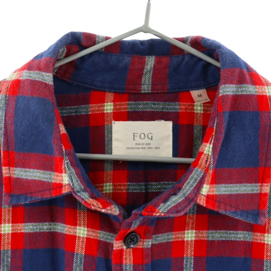 FEAR OF GOD(フィアオブゴッド)のFEAR OF GOD フィアオブゴッド Sleeveless Flannel ノースリーブ フランネル チェック シャツ グレー メンズのトップス(Tシャツ/カットソー(半袖/袖なし))の商品写真