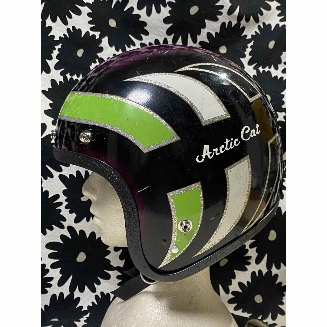 ブコ(ブコ)のCROWN ArcticCat 70’s ビンテージヘルメット mchal 自動車/バイクのバイク(ヘルメット/シールド)の商品写真