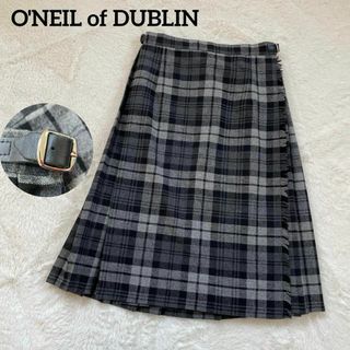 オニールオブダブリン(O'NEIL of DUBLIN)のO'NEIL of DUBLIN  オニール オブ ダブリン　巻きスカート(ひざ丈スカート)