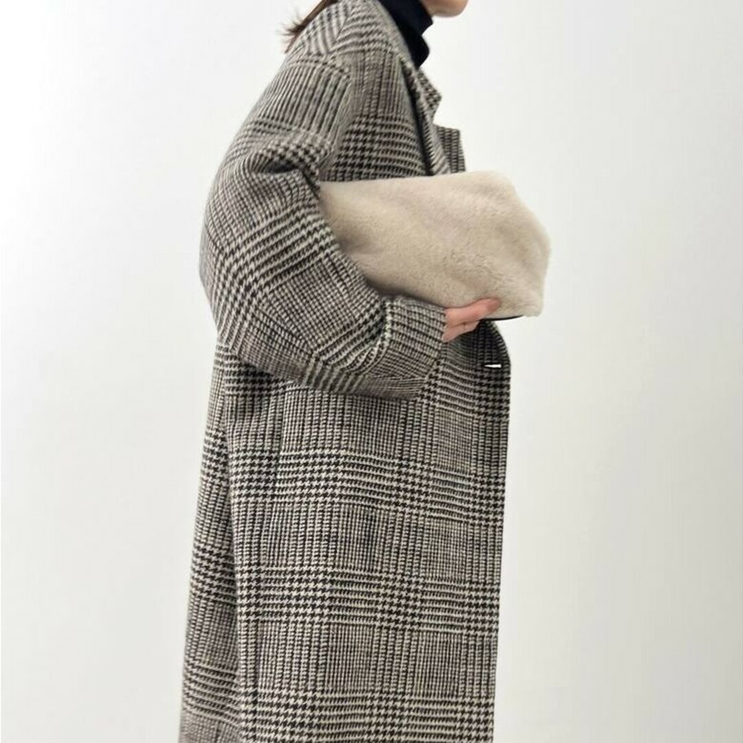 L'Appartement DEUXIEME CLASSE(アパルトモンドゥーズィエムクラス)のはなぼん様専用 L'Appartement Check W Coat レディースのジャケット/アウター(ロングコート)の商品写真