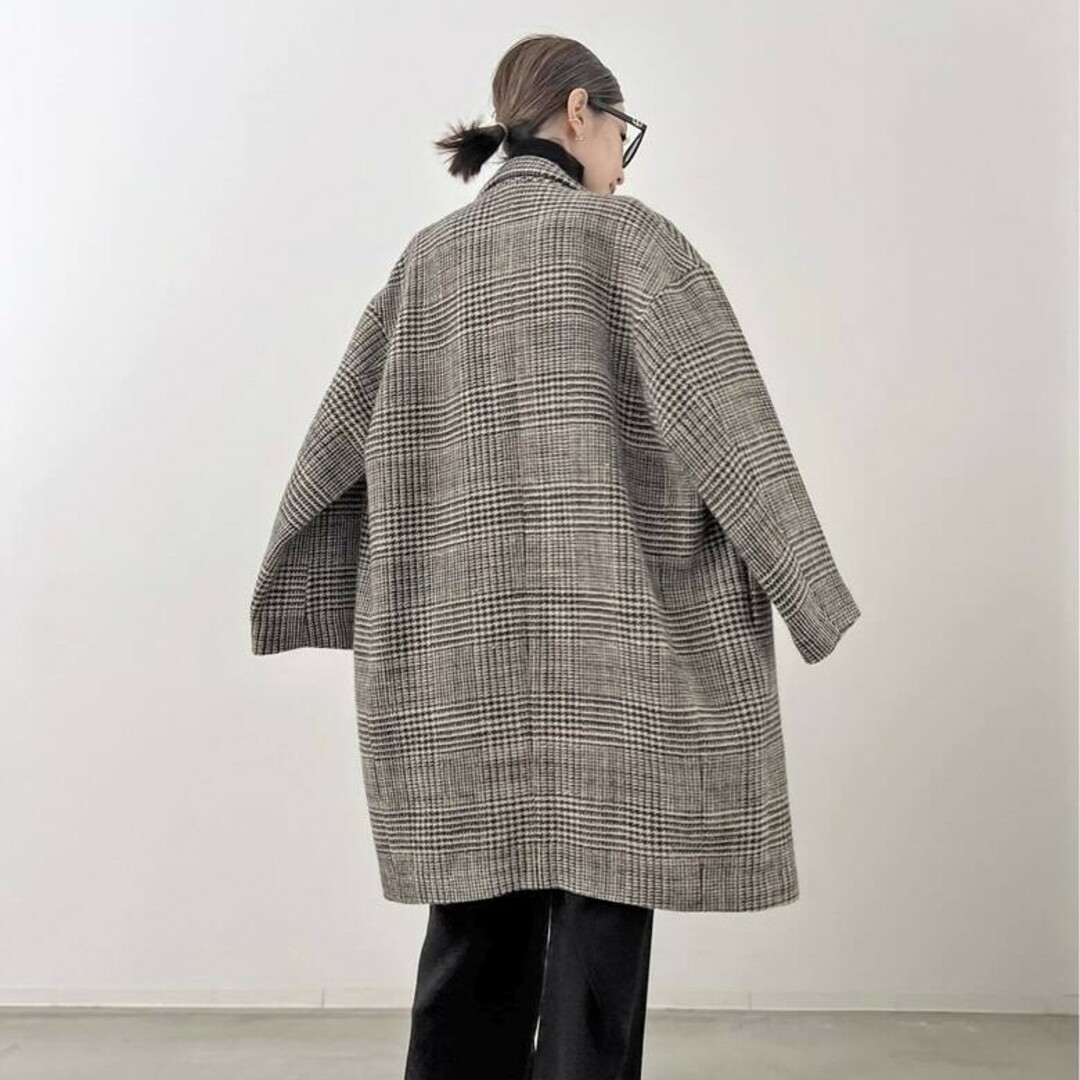 L'Appartement DEUXIEME CLASSE(アパルトモンドゥーズィエムクラス)のはなぼん様専用 L'Appartement Check W Coat レディースのジャケット/アウター(ロングコート)の商品写真