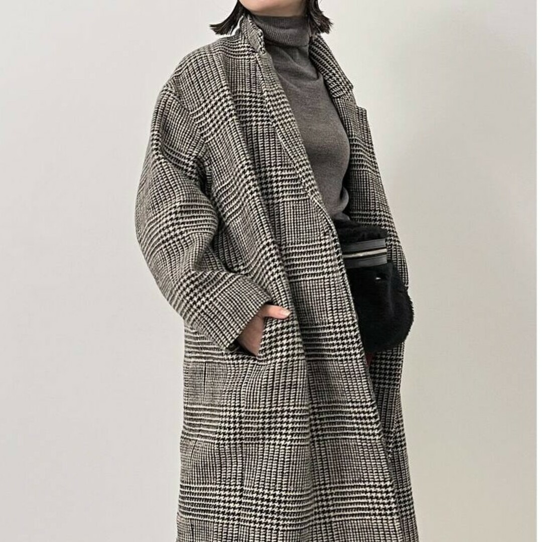 L'Appartement DEUXIEME CLASSE(アパルトモンドゥーズィエムクラス)のはなぼん様専用 L'Appartement Check W Coat レディースのジャケット/アウター(ロングコート)の商品写真