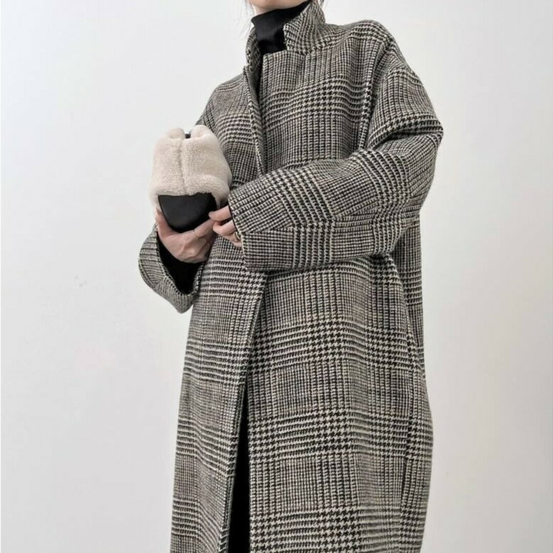 L'Appartement DEUXIEME CLASSE(アパルトモンドゥーズィエムクラス)のはなぼん様専用 L'Appartement Check W Coat レディースのジャケット/アウター(ロングコート)の商品写真