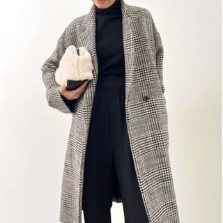 アパルトモンドゥーズィエムクラス(L'Appartement DEUXIEME CLASSE)のはなぼん様専用 L'Appartement Check W Coat(ロングコート)