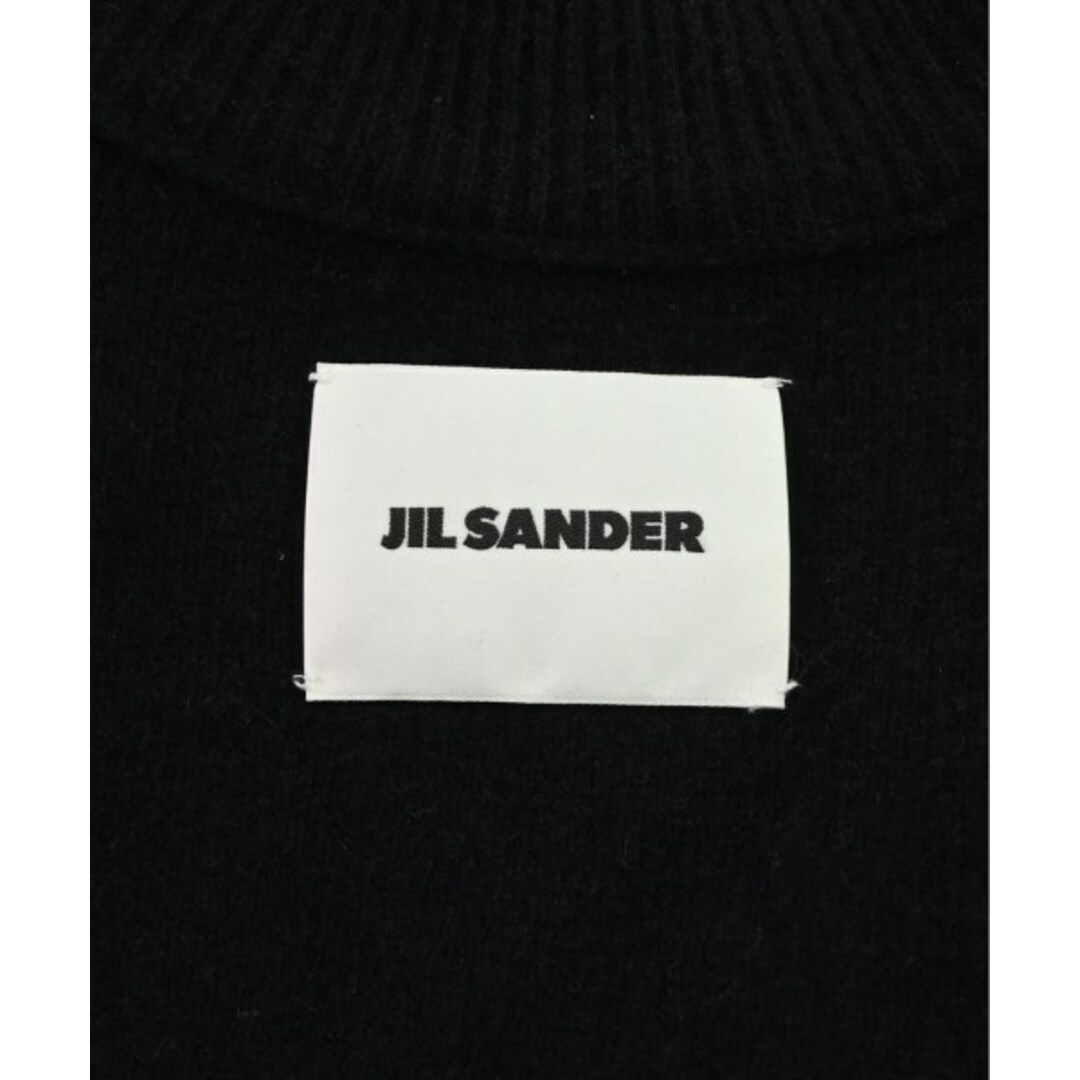 Jil Sander(ジルサンダー)のJIL SANDER ニット・セーター 44(S位) 黒xグレーxアイボリー 【古着】【中古】 メンズのトップス(ニット/セーター)の商品写真